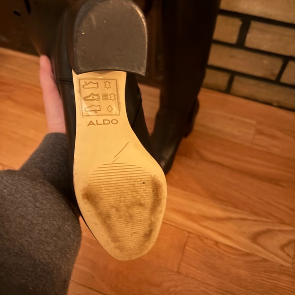 ALDO Black Knee-High Women's Boots - Picture 3 of 7